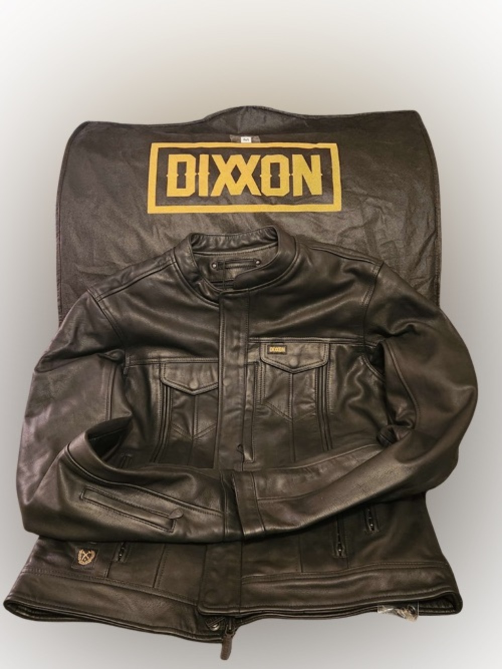 NWT DIXXON Men's Hudson Leather Jacket - Black - 2XL - Picture 8 of 10